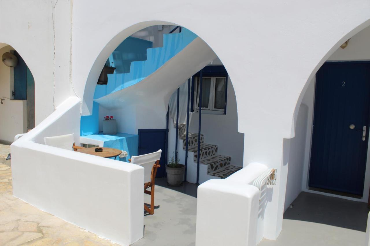 Meltemi Rooms And Studios Anafi Bagian luar foto